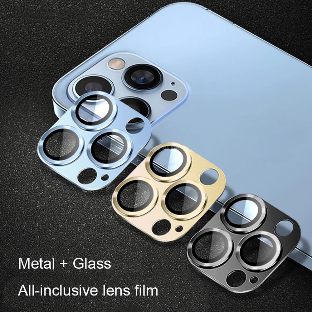 Tempered Glass Screen 9H - 5PCS Pelindung Lensa Kamera Logam Kaca