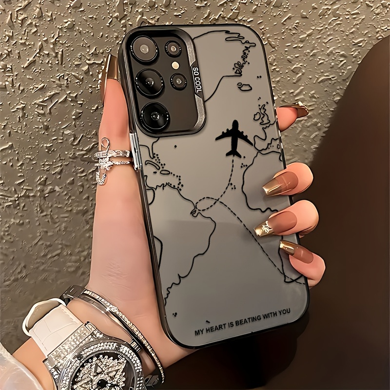 Samsung Galaxy A55 - Casing Ponsel Rute Pesawat Terpesona Untuk